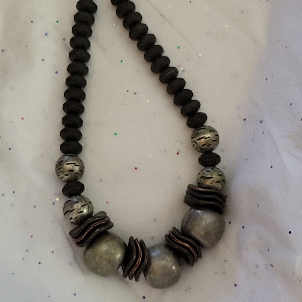 Vintage chunky statement necklace